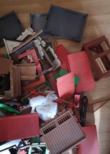 Playmobil Fort Gebäude diverse Zubehörteile Konvolut (10)