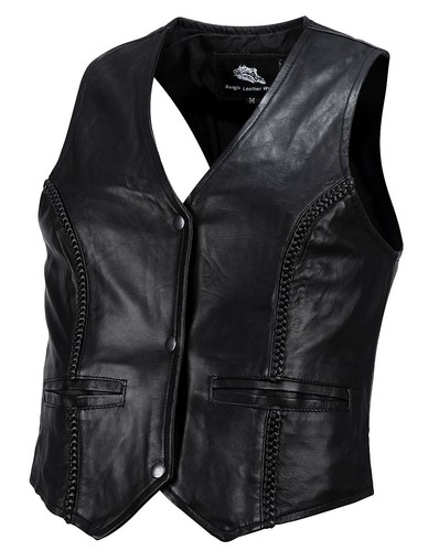Bangla damen lederweste - bangla, leder
