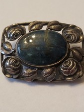 Antike   Silber  Brosche