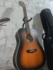 Washburn Westerngitarre mit Tasche, Notenständer  perfekt für Einsteiger