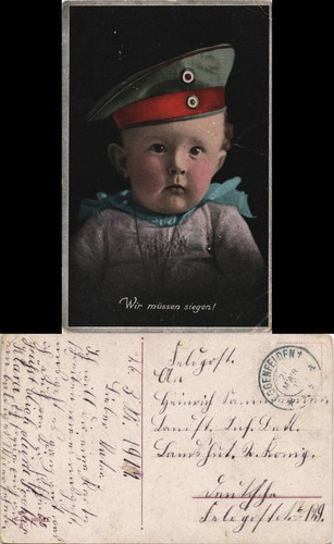 Feldpostkarte wk kleiner - feldpostkarte, 1.
