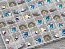 10 Stück • 8 mm Chatons Swarovski Kristalle - 1088 - ss39