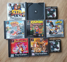 5 Spiele Playstation 1 Sammlung, Metal Slug X, CRASH BANDICOOT, PANDEMONIUM 2 +