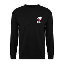 Peanuts Snoopy mit Herz Brustmotiv Unisex Pullover
