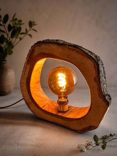 Tischlampe holzlampe led - tischlampe,,