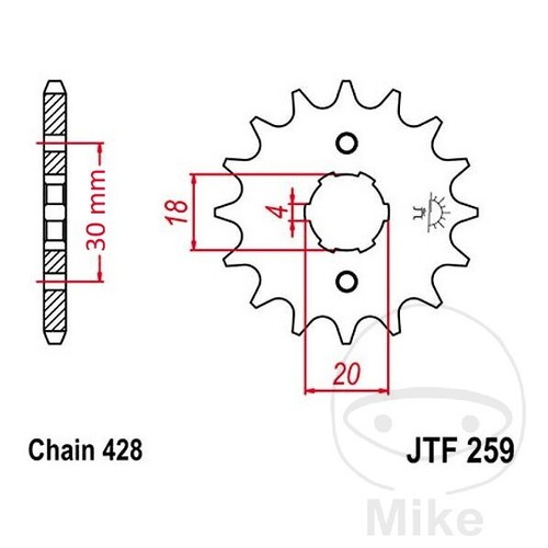 Ritzel für daelim 125 - für,