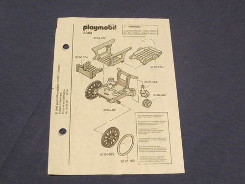 Playmobil bauanleitung - bauanleitung, –