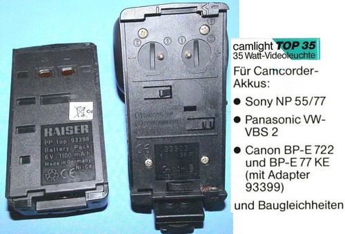 Kaiser camlight top - kaiser, 35