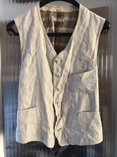 giorgio armani Leinen Viskose Weste 46