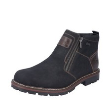 Rieker TEX Herren Boots Schwarz Winterschuhe warm gefüttert 37770-00