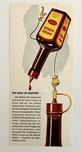 Maggi werbung vintage - werbung, flyer