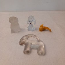 5 verschiedene Glas Tiere - ANSEHEN !