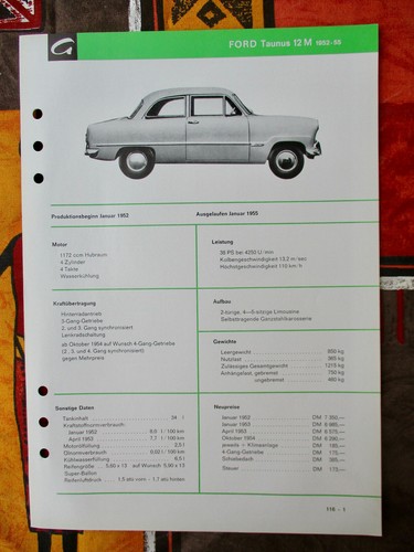 Ford weltkugel taunus 12m - weltkugel,