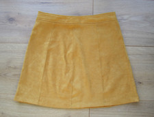 24Colours Damen Rock Minirock Gelb / Senfgelb Größe 40 / L