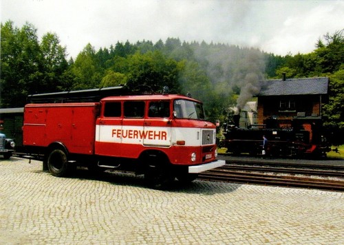 Ansichtskarte feuerwehr ifa - ansichtskarte:,