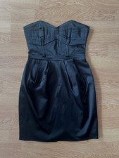Bandeau Kleid Gr.34, H&M  Fb.schwarz Super! w.NEU!