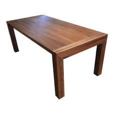 Wimmer Esstisch Lyss Nussbaum Massiv Rustikal Geölt Ausklappbar Ohne Stühle