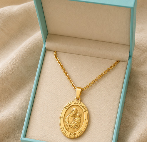 18k vergoldet heiliger - 18k,
