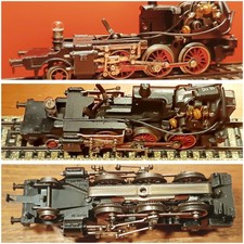 MÄRKLIN H0 3003 Dampflok BR 24 Fahrgestell mit Getriebe, Steuerung, Beleuchtung