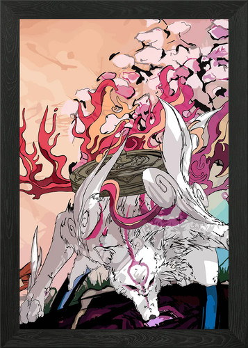 Wild anime gerahmtes wandbild - anime,