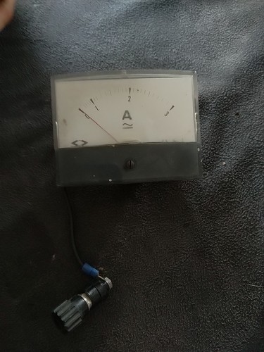 Analoges amperemeter 0 - analoges,