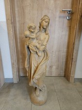 Holzfigur Madonna mit Kind ca. 90 Cm