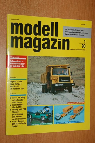 Modell magazin jahrgang 1990 - modell,