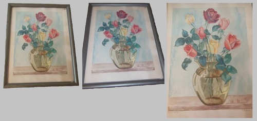 Original aquarell groß - original, p