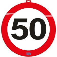1 RIESENSCHILD MIT DER ZAHL 50