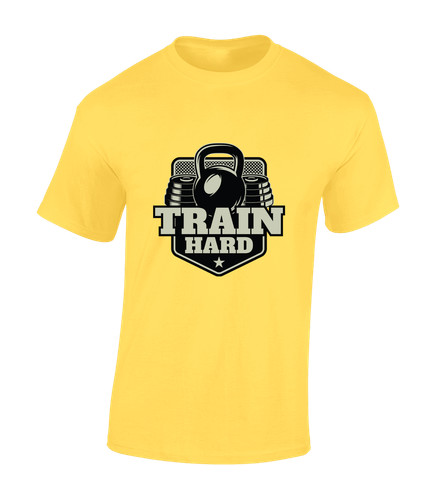 Train hard kettlebell - train,