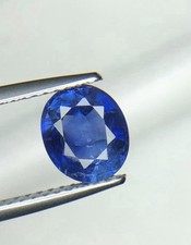 Natürlicher blauer saphir - natürlicher,