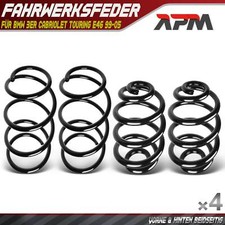 4x Federn Fahrwerksfeder Vorne