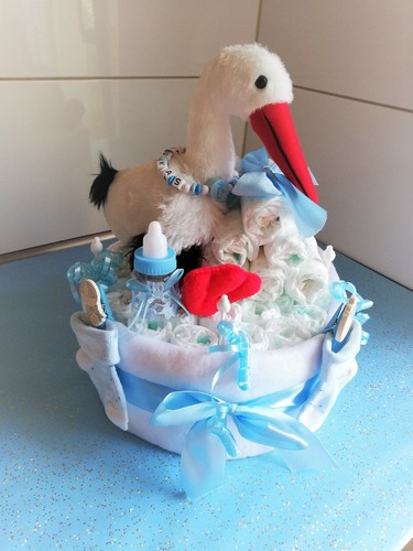 Windeltorte klapperstorch - windeltorte, ♥