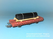 Ladegut H0 - Stahlrohr schwarz