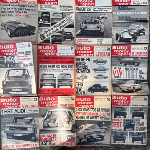 Auto motor sport - auto, jahrgang
