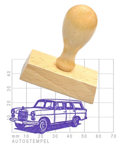 Oldtimer autostempel mercedes - oldtimer,