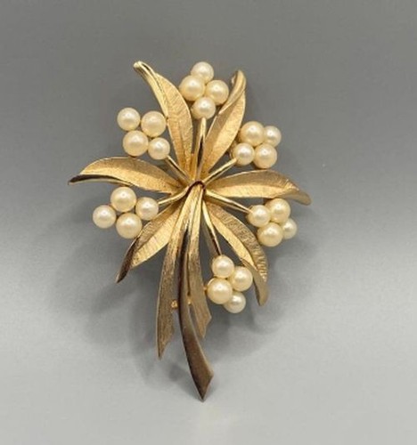 Vintage crown trifari brosche - vintage,