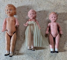Vintage 3 alte kleine Puppen
