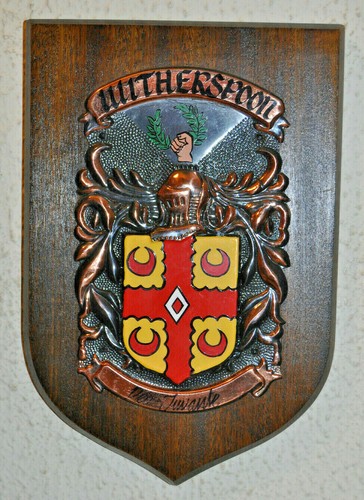 Witherspoon family plakette - family,