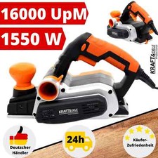 Falzhobel Elektrohobel Holzhobel Hobelmaschine 1550W Handhobel 82 mm Stufenhobel