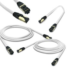 Patchkabel CAT 8.1 Netzwerkkabel LAN S/FTP  Ethernet Netzwerk Kabel 0,25 - 20 m