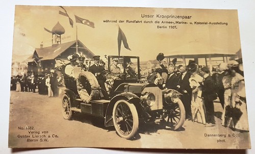 Kronprinzenpaar rundfahrt - , ak: