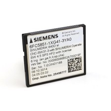 Siemens Sinumerik 840D SL CNC-Software 6FC5851-1XG41-3YA0 GEB
