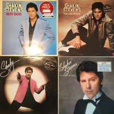 4 LPs SHAKIN' STEVENS Schallplatten Sammlung Plattensammlung Vinyl 1970er 1980er