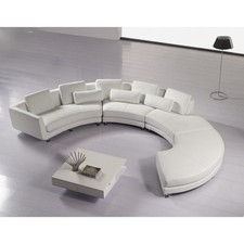 Rund Ecksofa Couch Polster