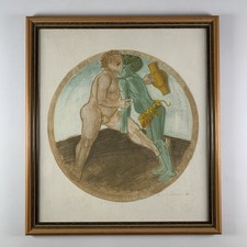 Gouache Malerei Cobi Reiser