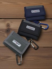 UNISEX CANVAS SPORT GELDBÖRSE KREDITKARTENETUI MÜNZETUI GELDBEUTEL GÜRTELCLIP SCHLAUFE