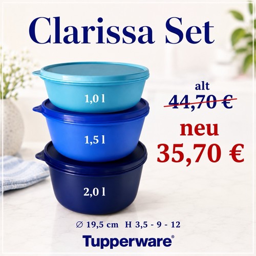 Tupperware clarissa set - tupperware, clarissa-set