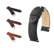 HIRSCH Uhrenarmband Kalbsleder "Ranger", 18-24 mm, 3 Farben, neu!