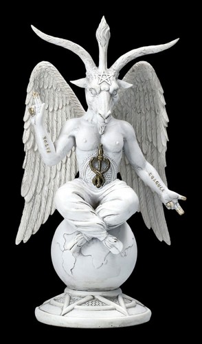 Baphomet figur weiß the - weiß,